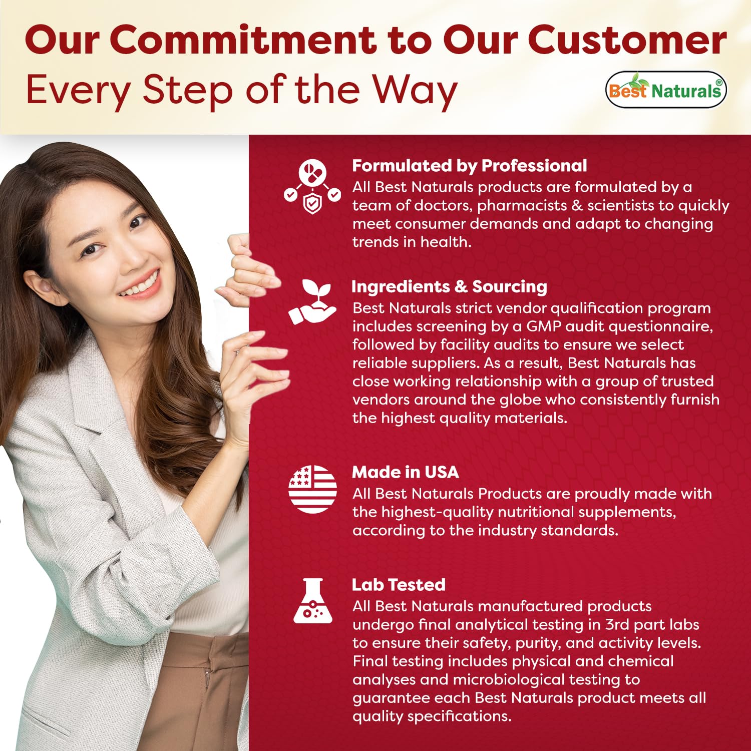 Best Naturals L-Arginine L-Citrulline Tablets scoop—easy portioning for daily dosing.