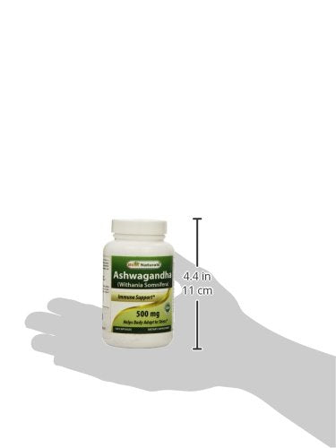 Best Naturals Ashwagandha capsules daily-use scene suggests calm moments