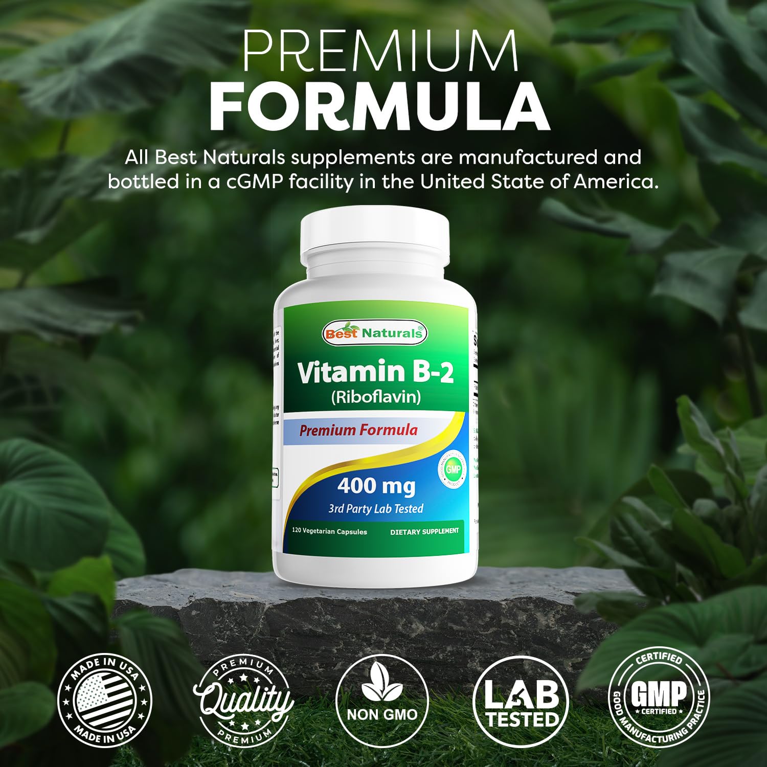 Best Naturals B2 riboflavin veggie capsules for daily wellness routine