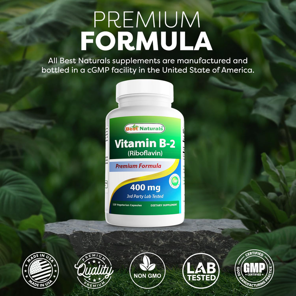 Best Naturals B2 riboflavin veggie capsules for daily wellness routine