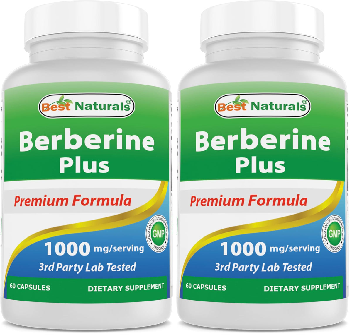 Best Naturals Berberine Plus bottle front, a reliable daily supplement for wellness.