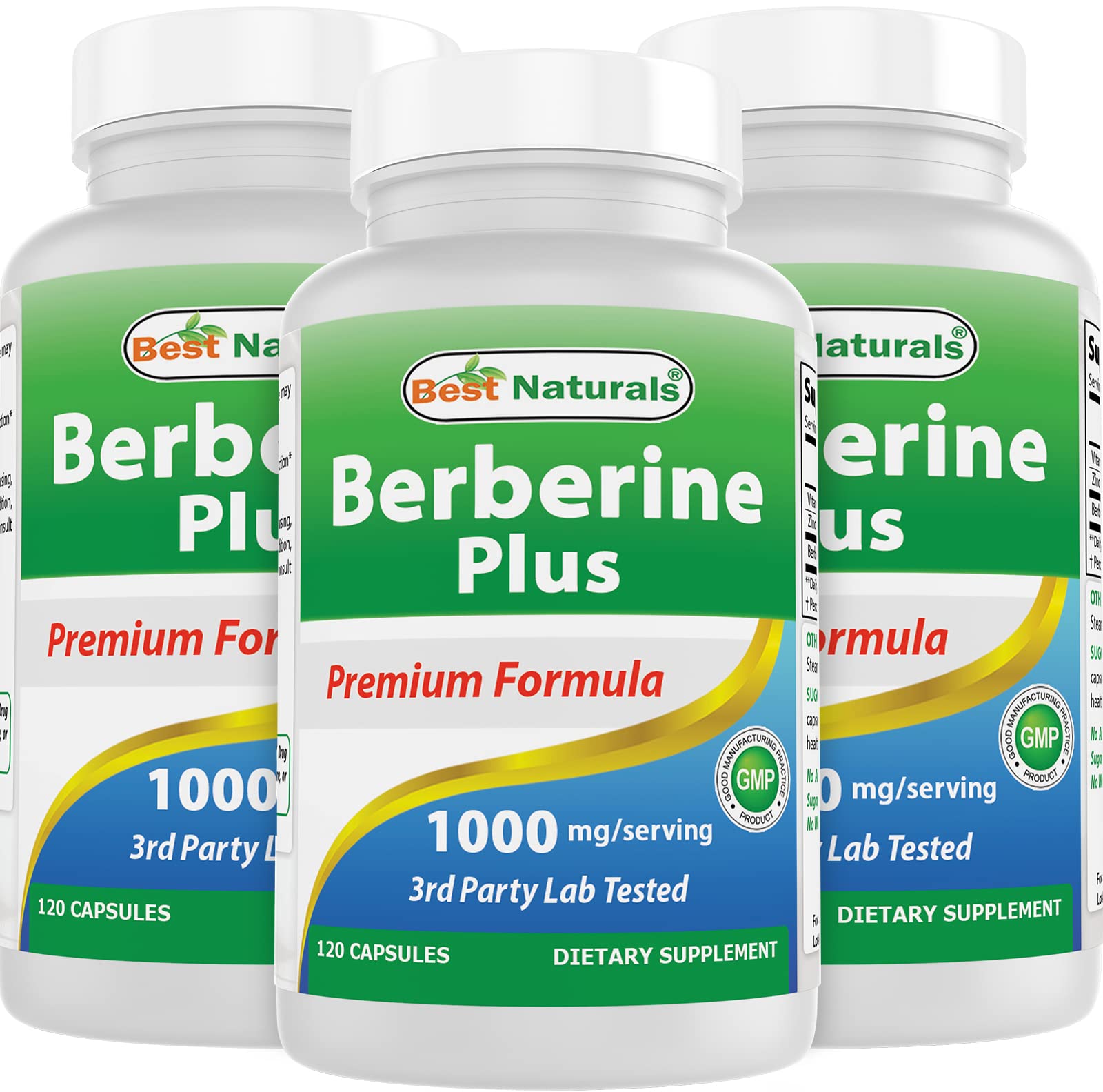 Best Naturals Berberine Plus bottle front for daily wellness support.