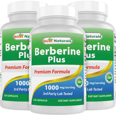 Best Naturals Berberine Plus bottle front for daily wellness support.