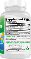 Best Naturals Berberine Plus label detail with potency information.