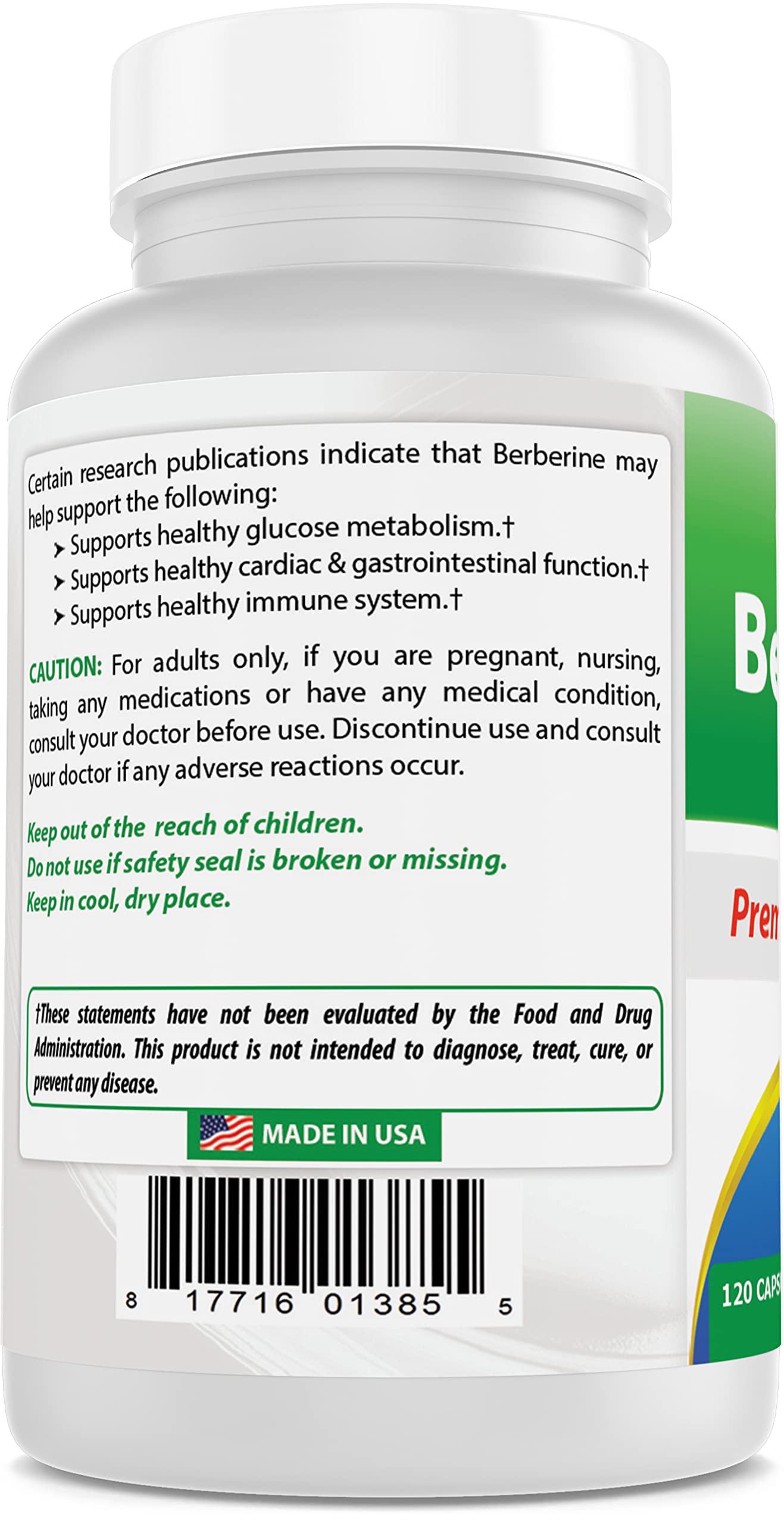 Best Naturals Berberine Plus packaging stack shows value pack.