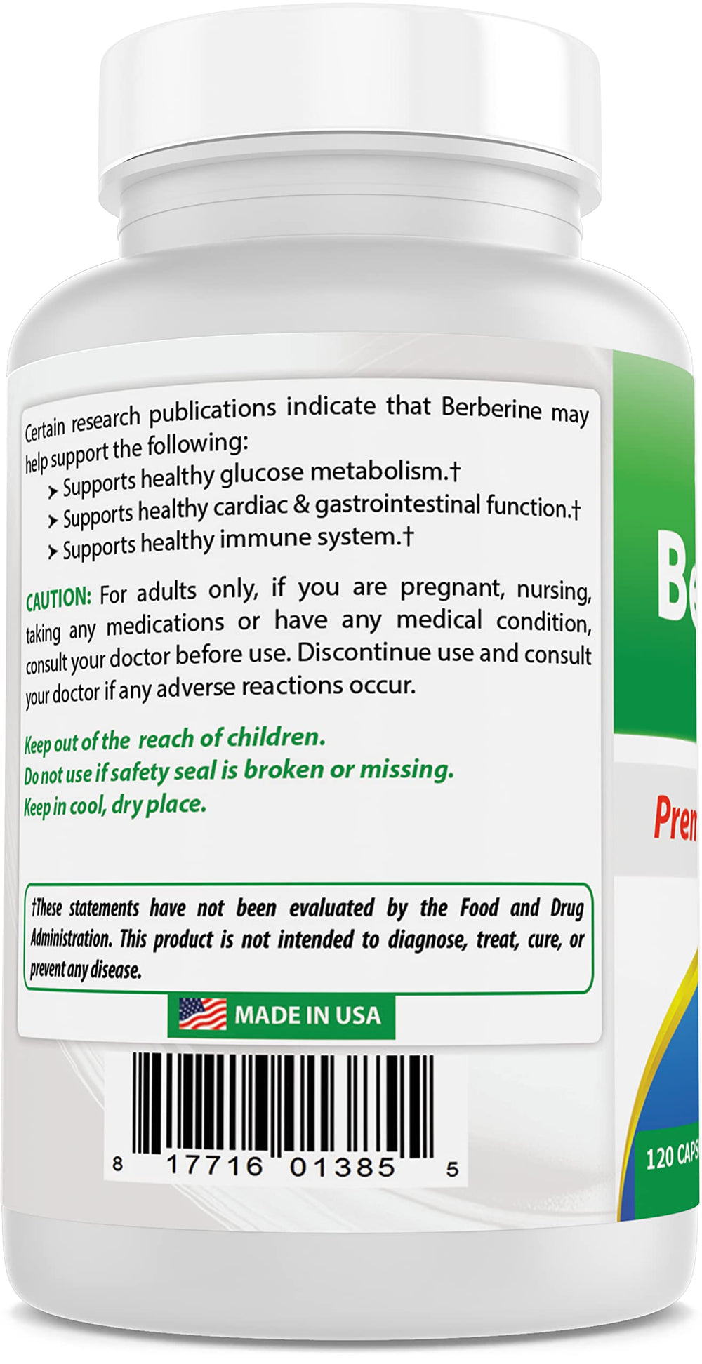 Best Naturals Berberine Plus packaging stack shows value pack.