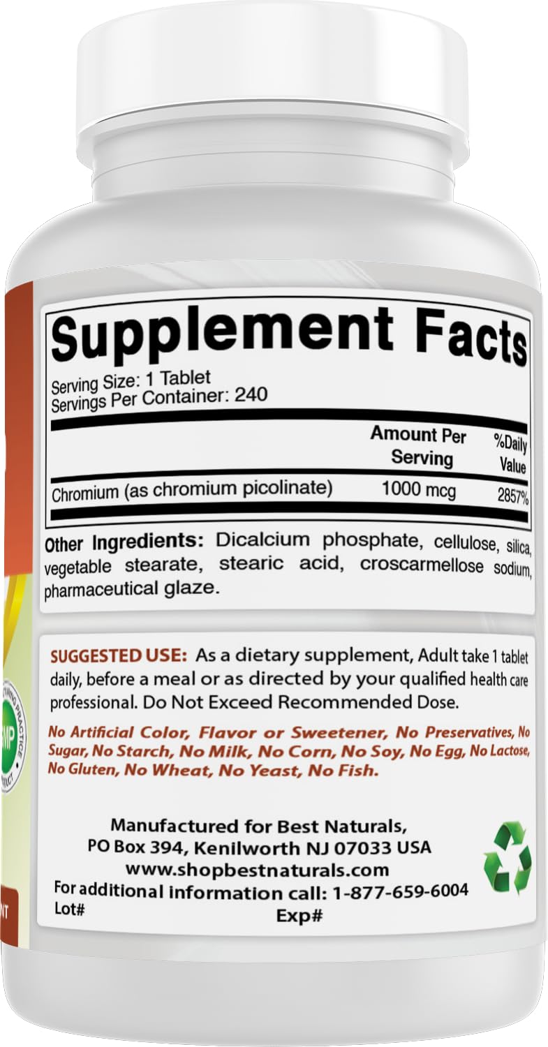 USA-made GMP certified Best Naturals supplement for reliability