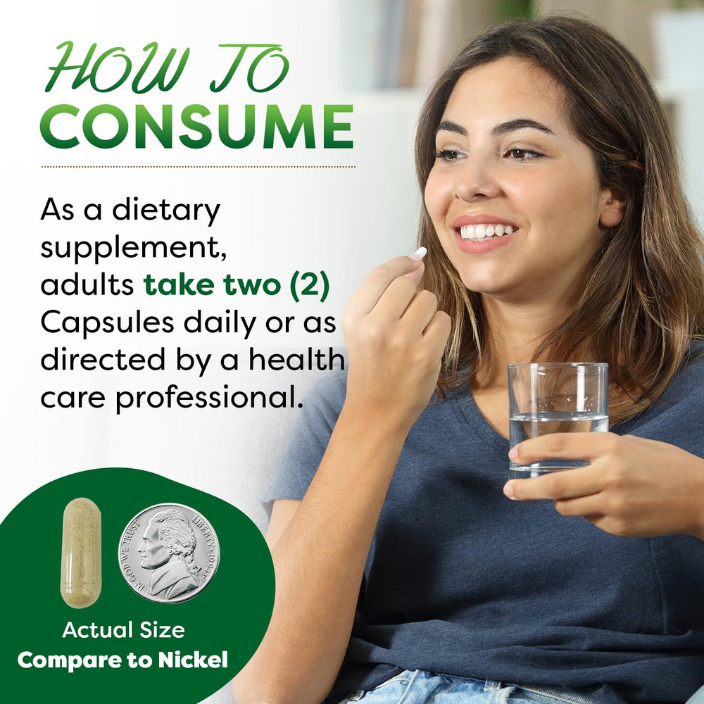 Best Naturals Goldenseal Root ingredient panel shows clean Non-GMO formula.