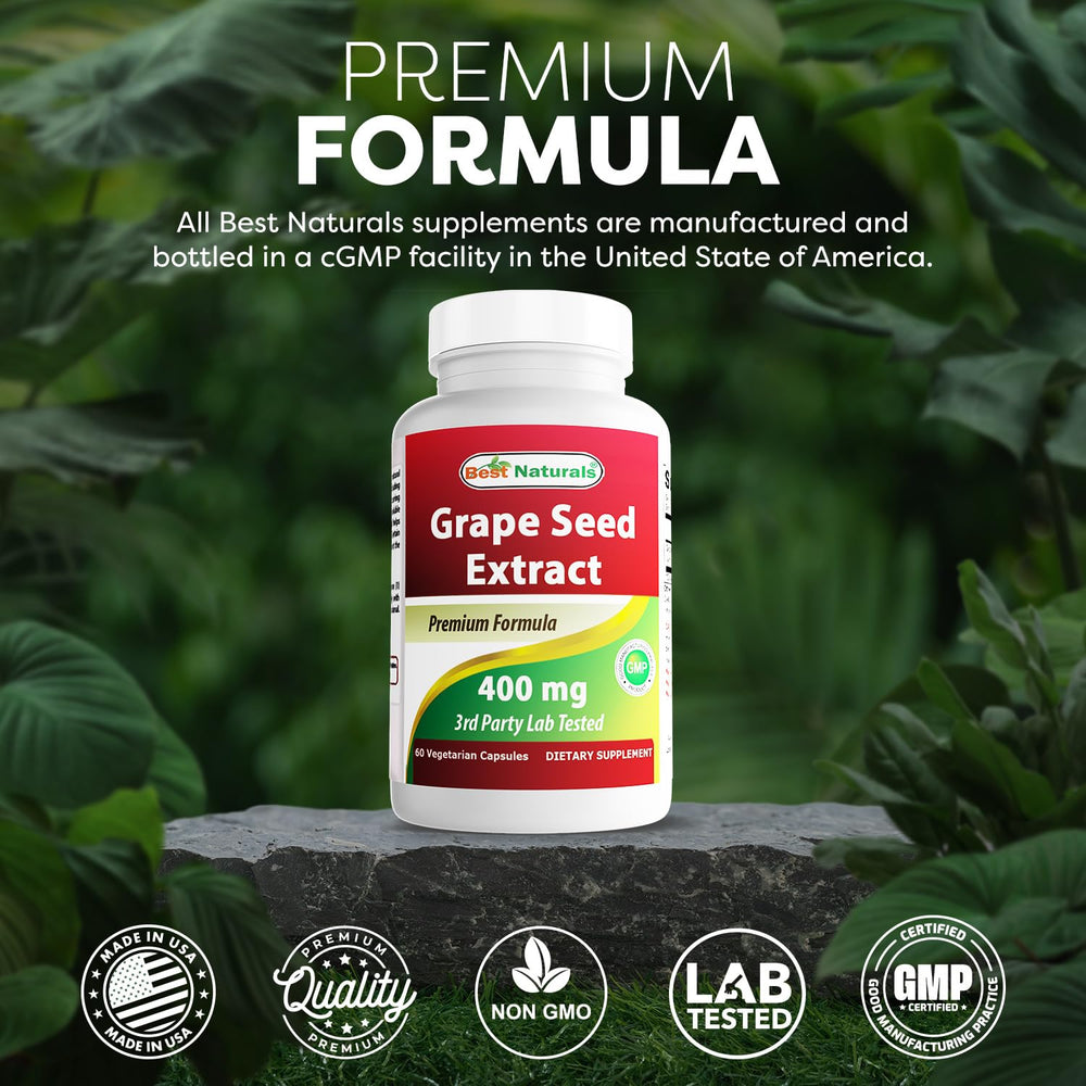 Best Naturals Grape Seed Extract in-use scene for everyday wellness routine