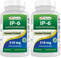Best Naturals IP-6 510 mg bottle front view for daily wellness routines.