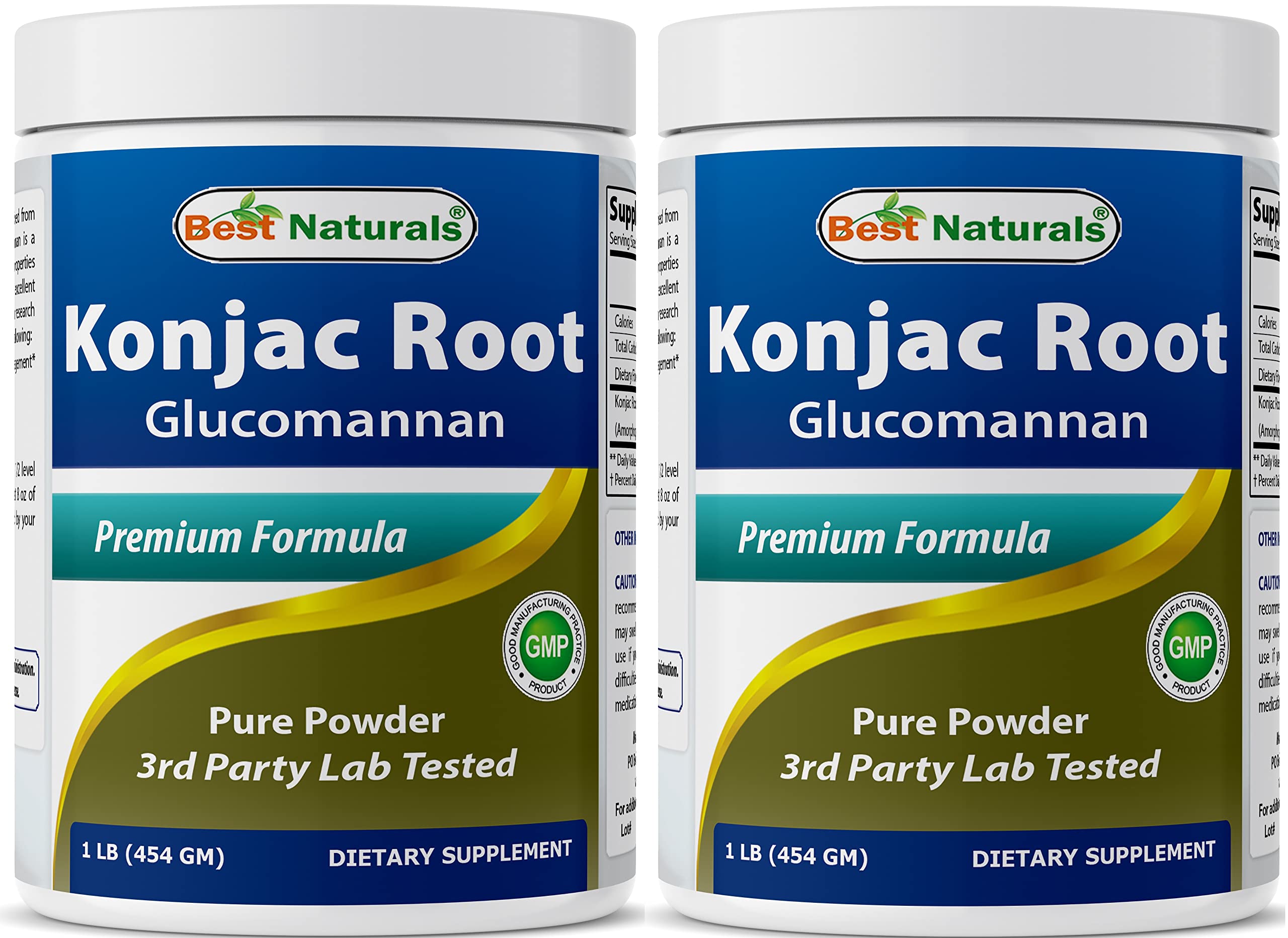 Best Naturals Konjac Glucomannan bottle shown with label highlighting purity and reliability.