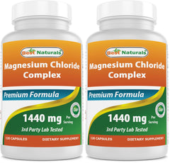 Best Naturals Magnesium Chloride Complex bottle for convenient daily mineral support