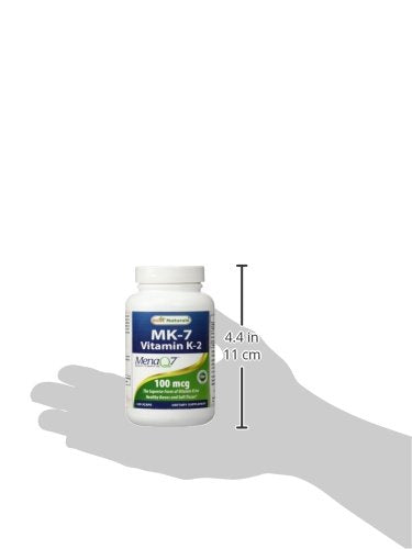 Best Naturals MK-7 made-in-USA emblem visible on bottle.