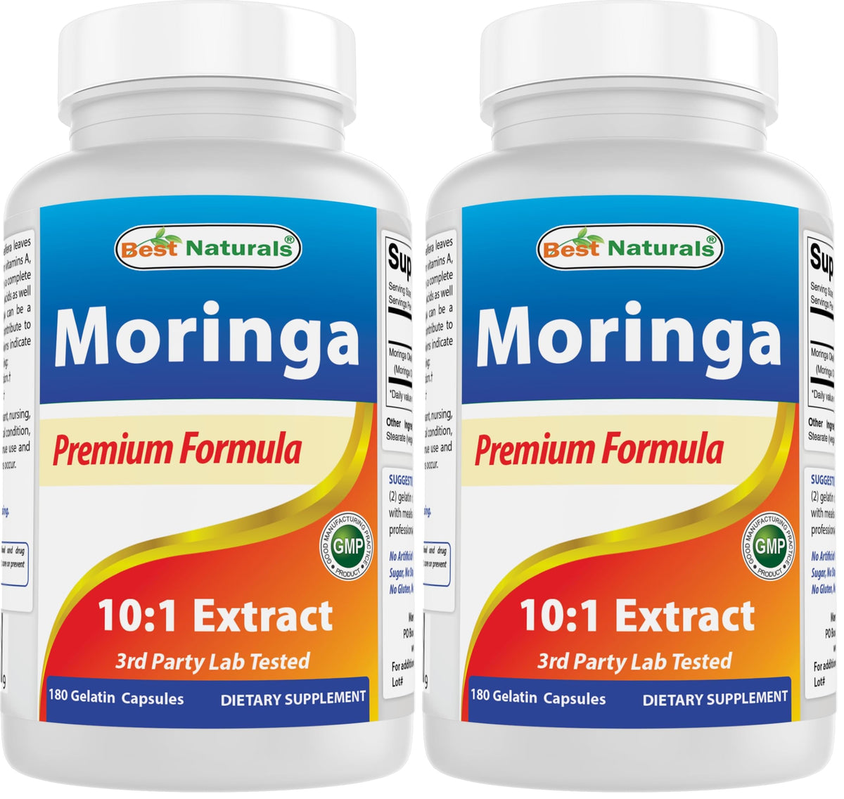 Best Naturals Moringa Extract bottle front view for daily wellness
