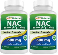 Best Naturals NAC bottle front for everyday wellness routine.