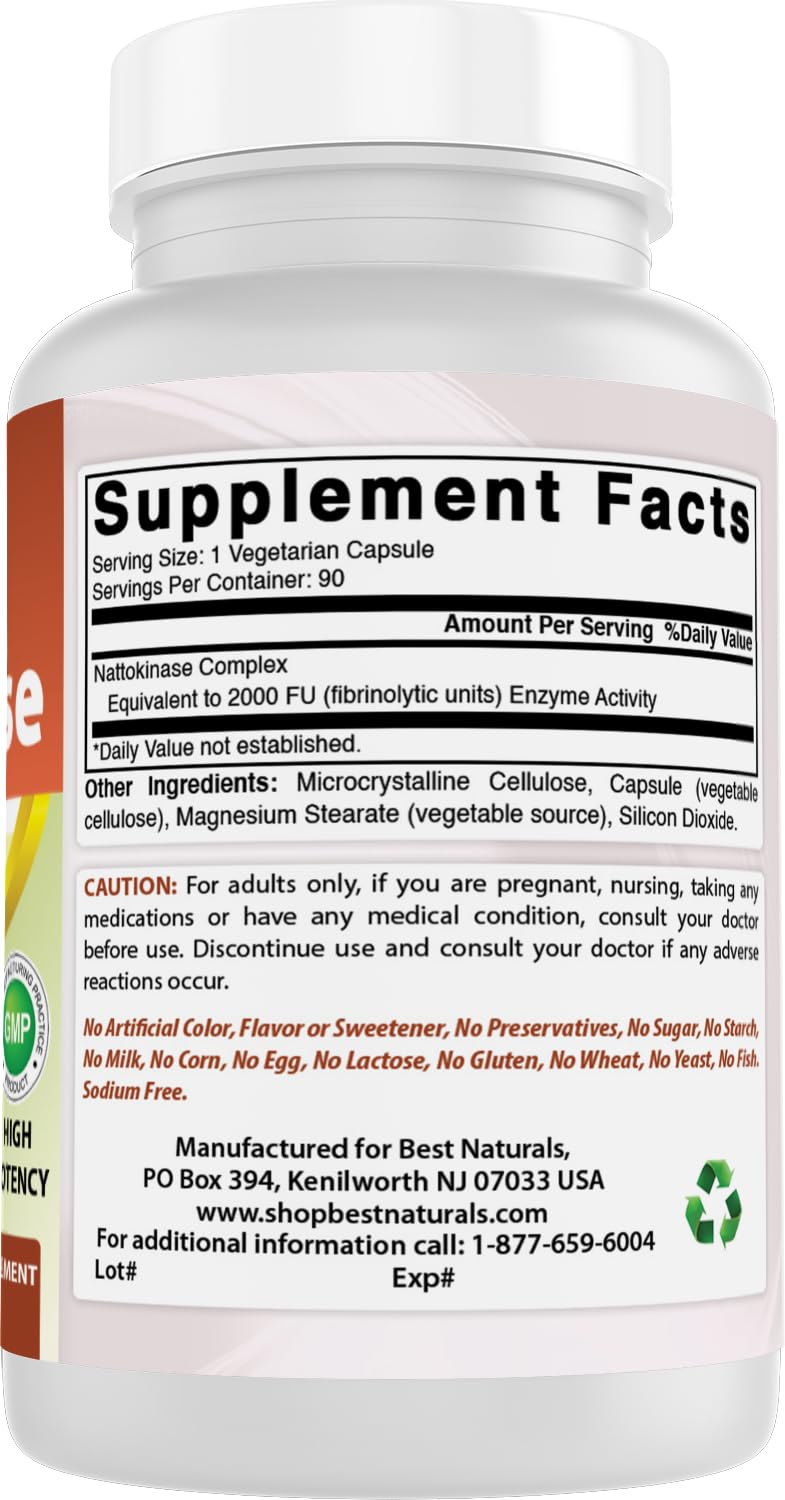 90 vegetarian capsules per bottle for long-term supply.