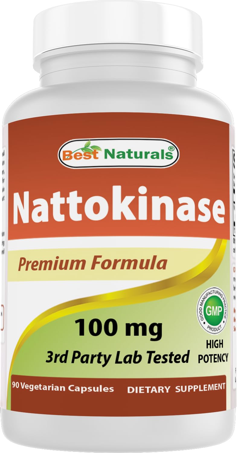 Best Naturals Nattokinase bottle for daily wellness.
