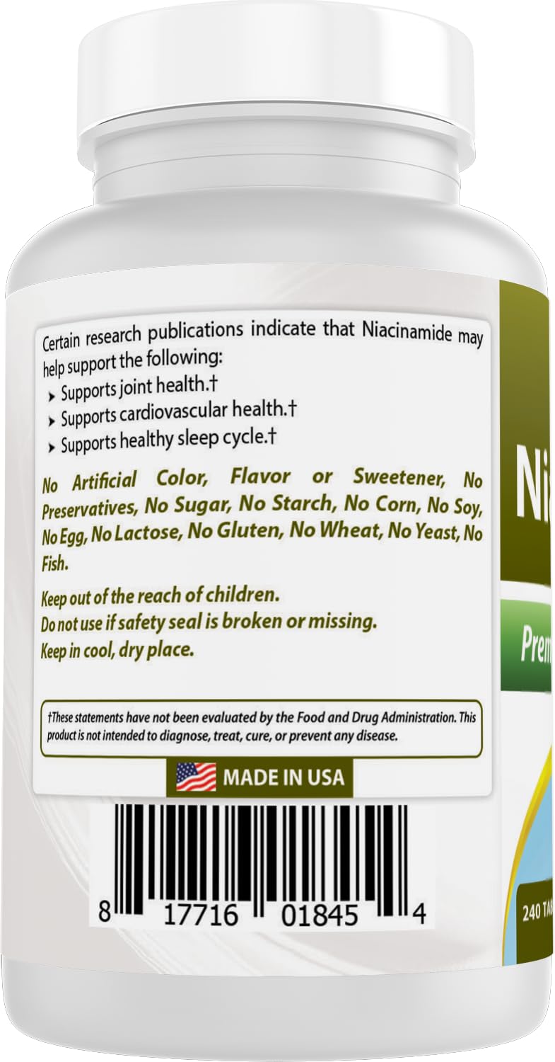 Best Naturals Niacinamide travel bottle on shelf for on-the-go use.