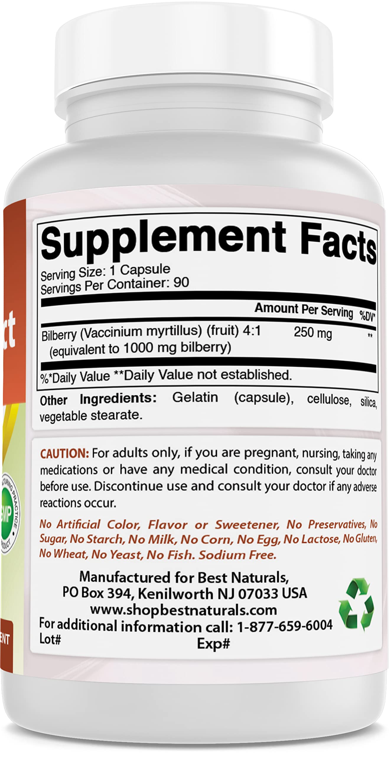 Best Naturals non-GMO gluten-free badge on packaging