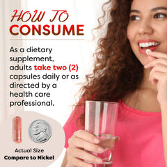 Best Naturals Red Yeast Rice capsules in bottle are easy to swallow daily supplement