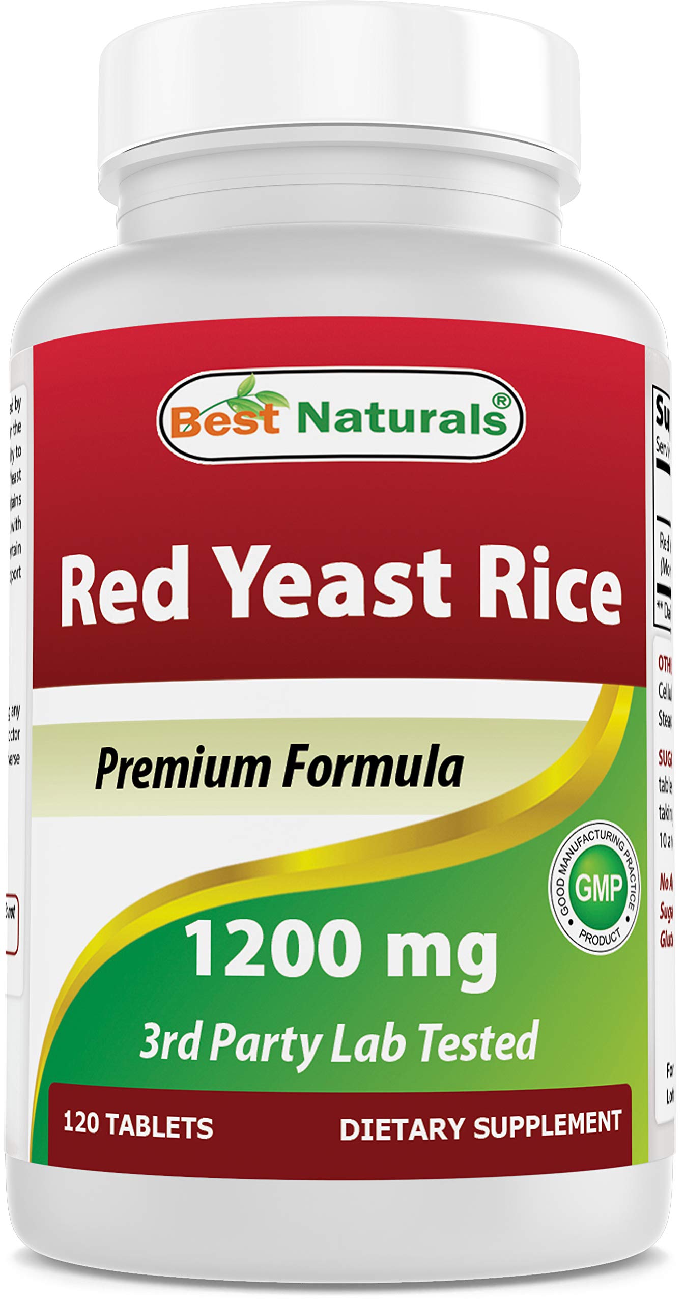 Best Naturals Red Yeast Rice bottle for daily dietary supplement use
