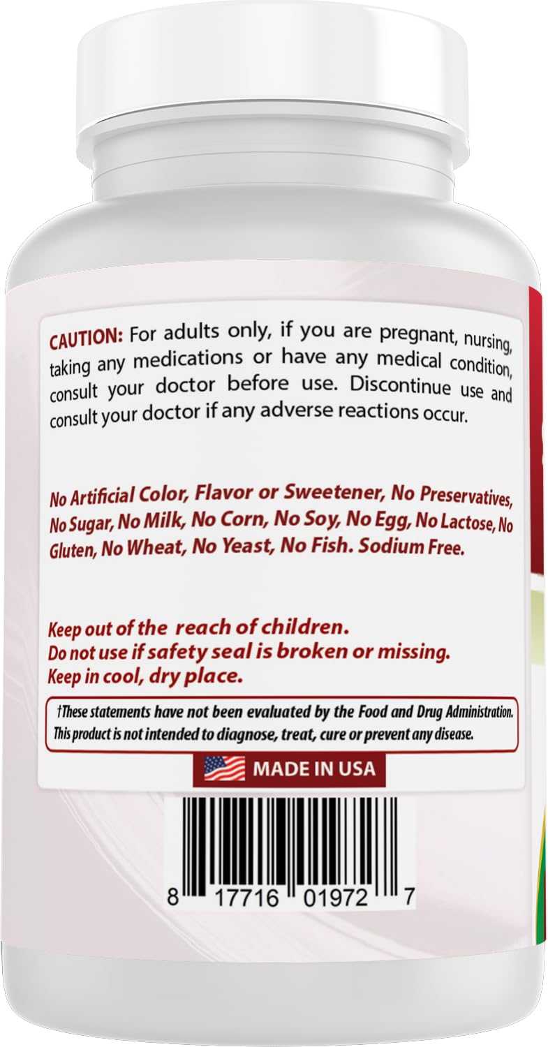 Best Naturals ingredients list confirms non-GMO and gluten-free composition.