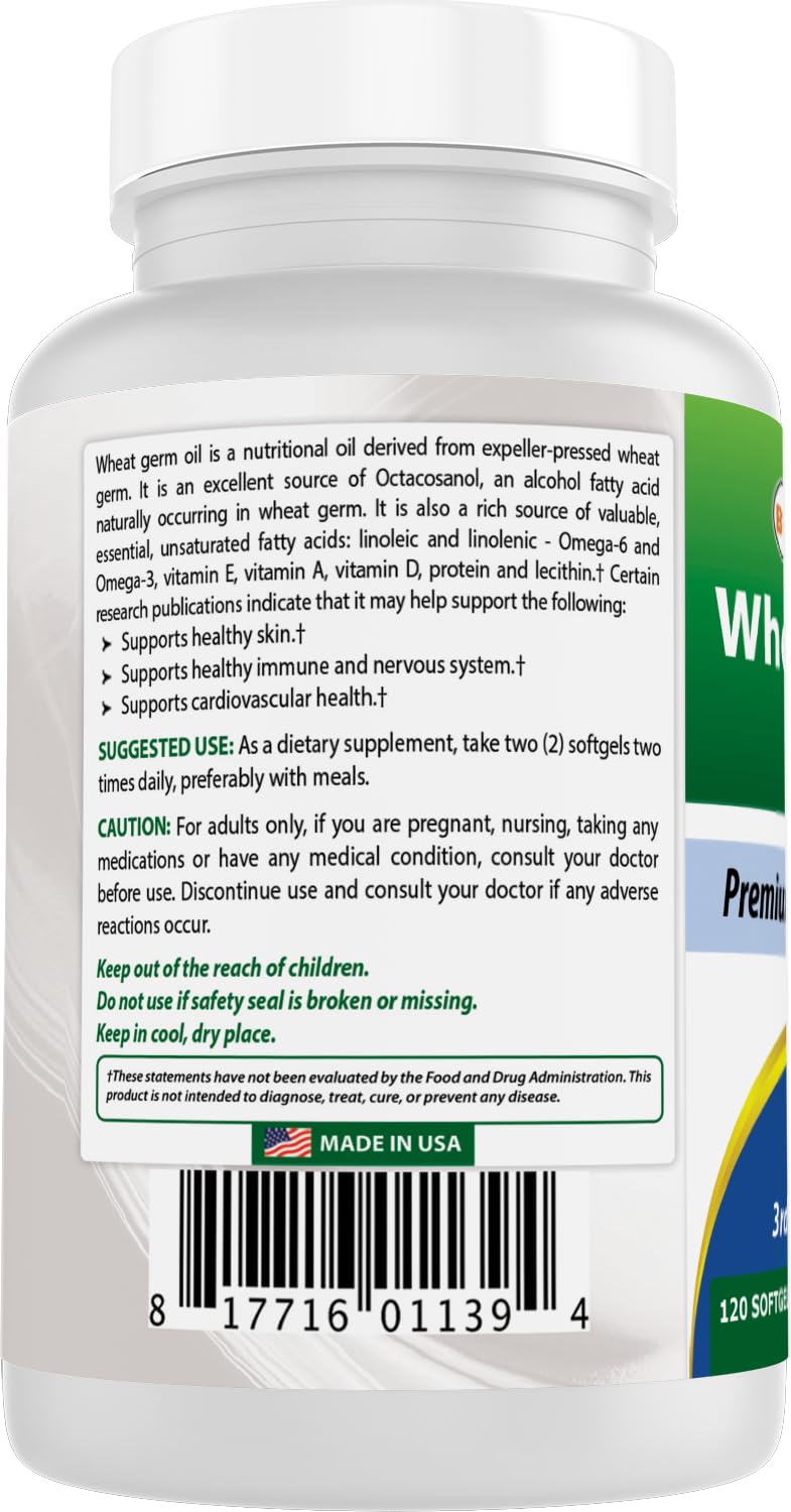 Best Naturals Wheat Germ Oil in skincare or wellness routine.