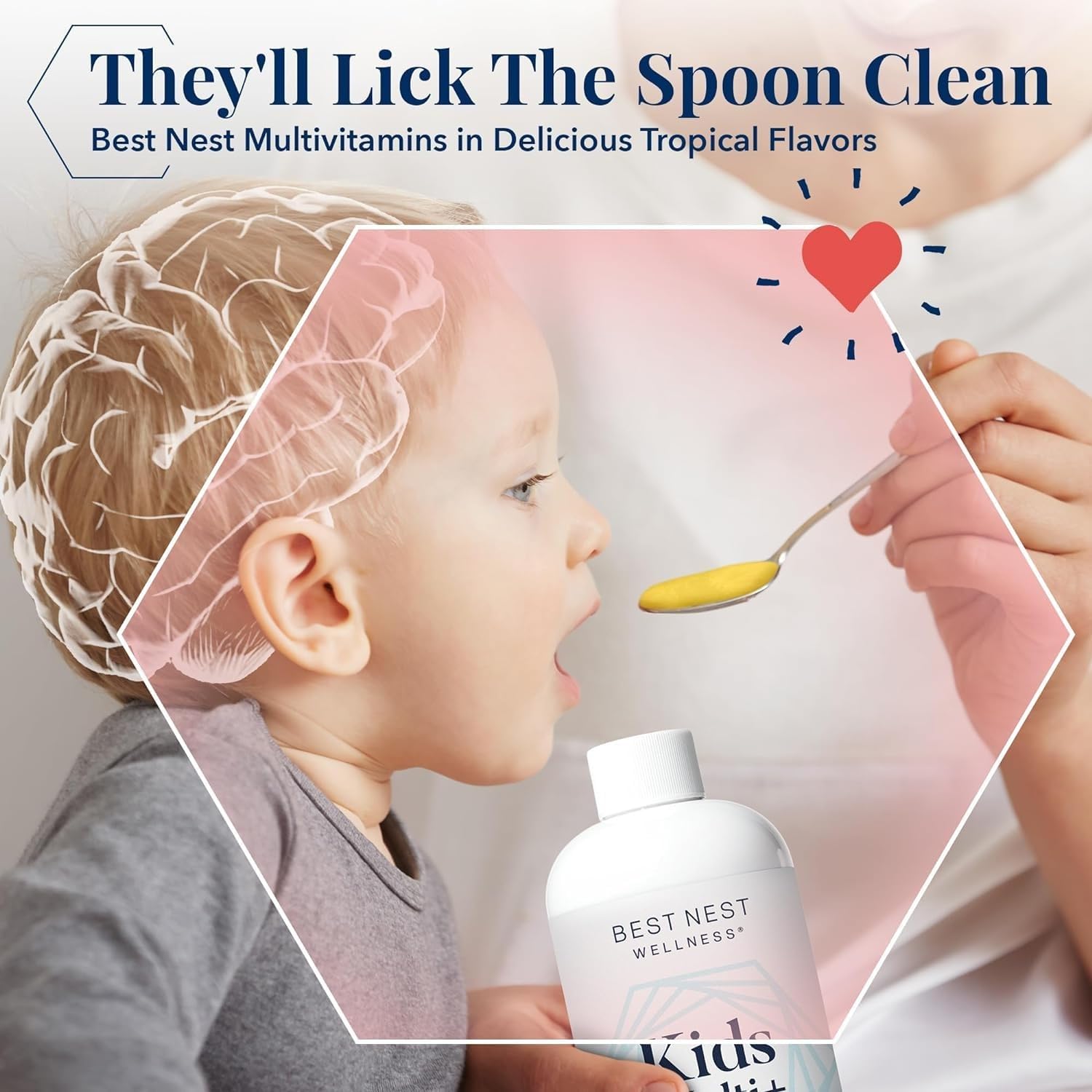 Best Nest Wellness Mama Bird label close up with product details.