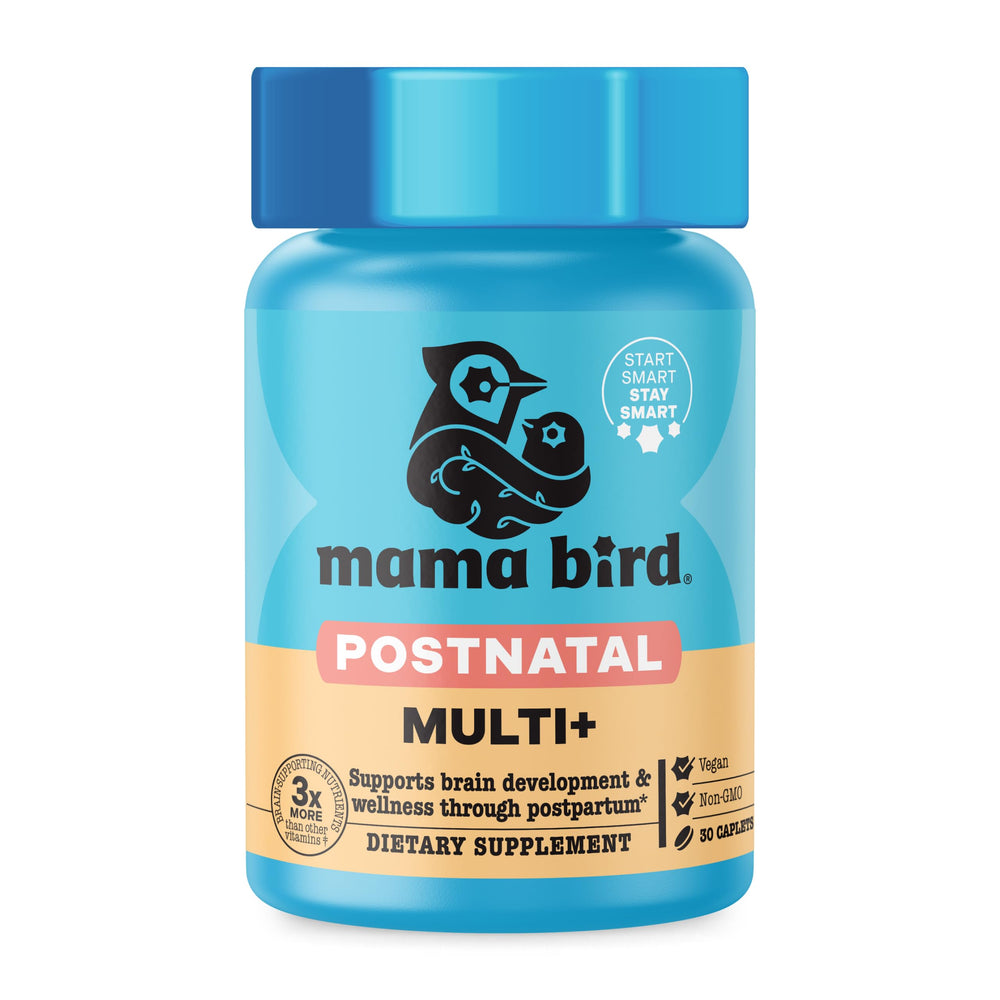 Best Nest Wellness Mama Bird postnatal vitamins bottle front for daily breastfeeding support
