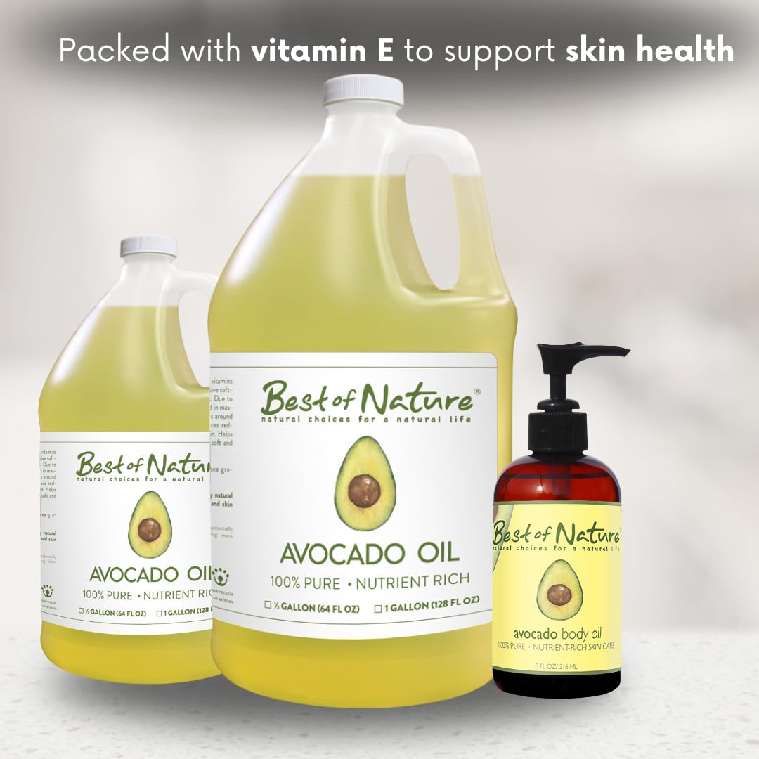 Best of Nature avocado oil blended with essential oils for full-body care