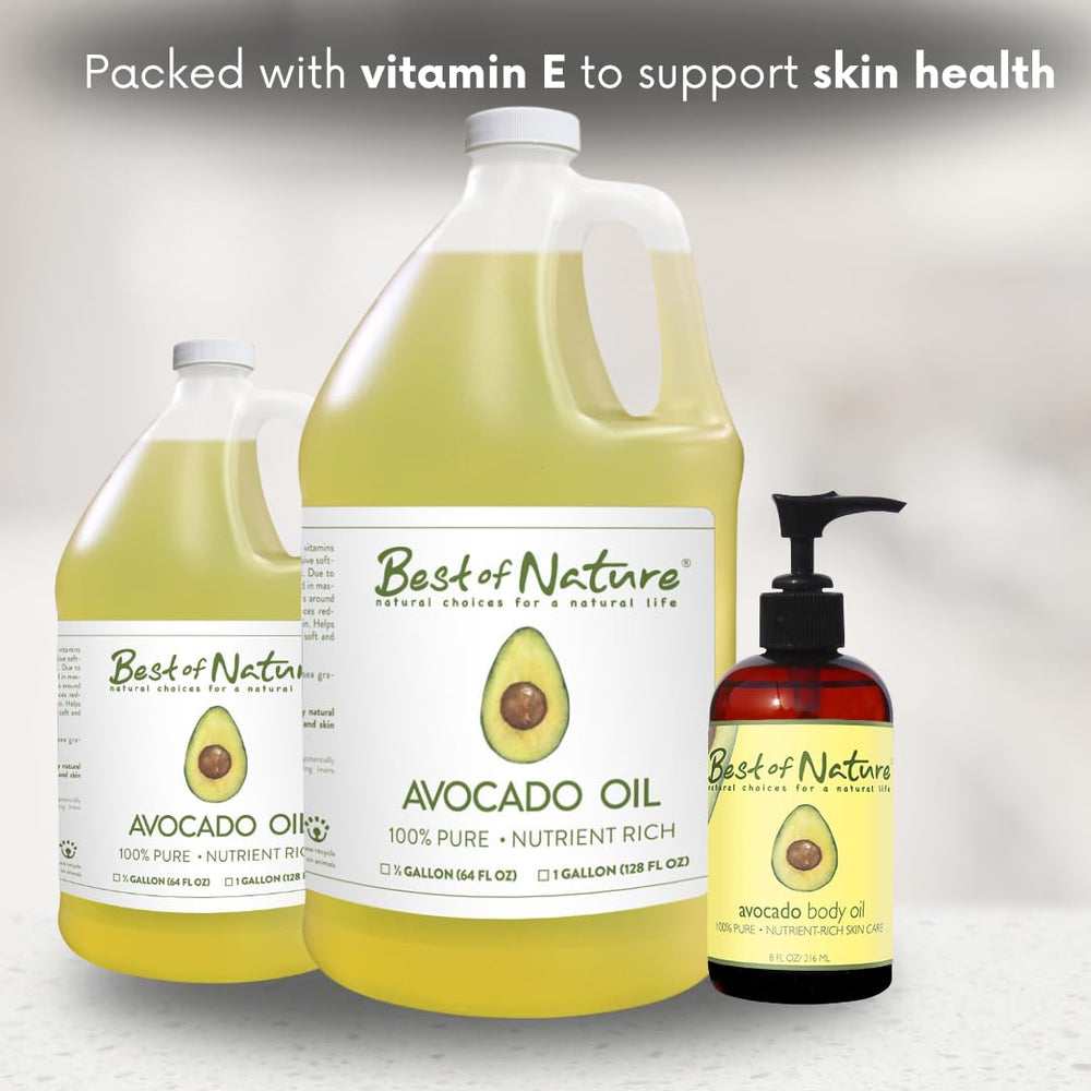 Best of Nature avocado oil blended with essential oils for full-body care