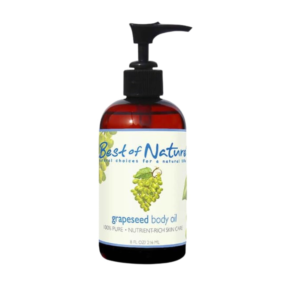 Best of Nature Grapeseed Oil bottle pour for easy application