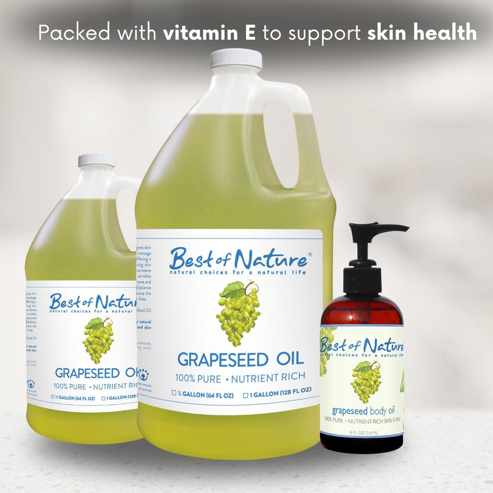 Best of Nature Grapeseed Oil skin care for conditioning and balance