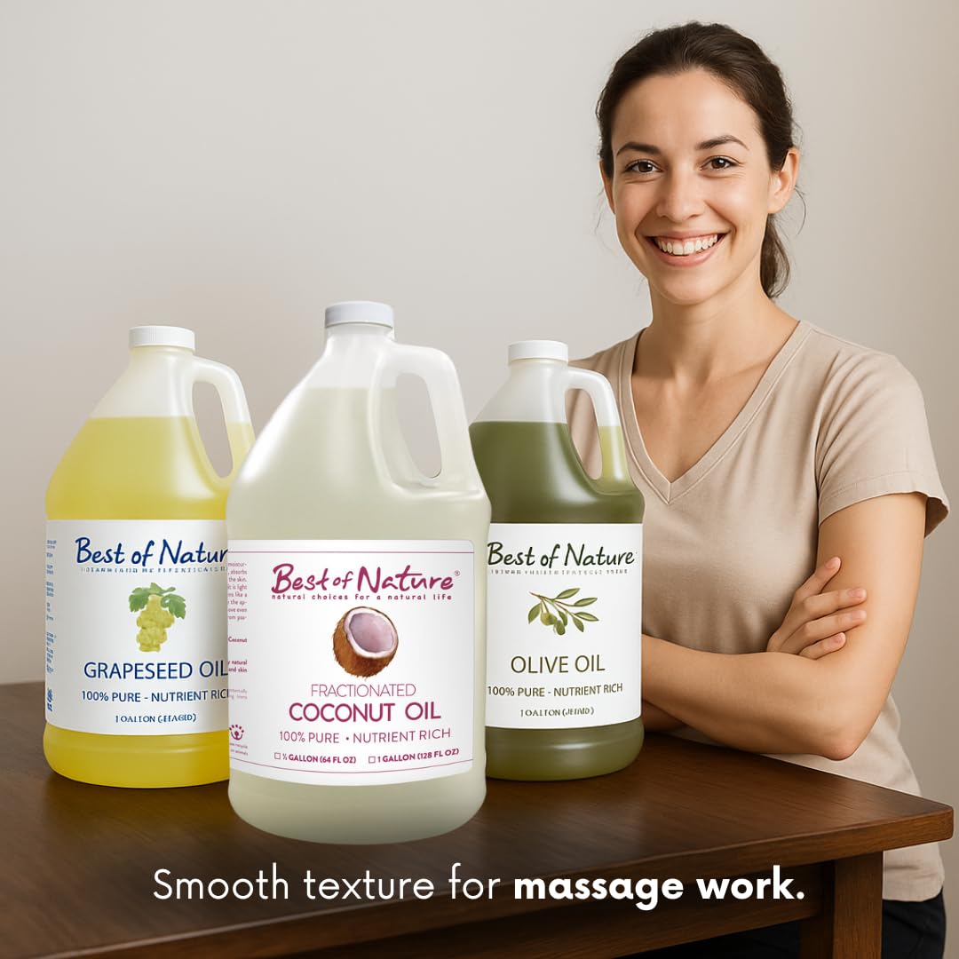 Best of Nature Grapeseed Oil unscented base for essential oils