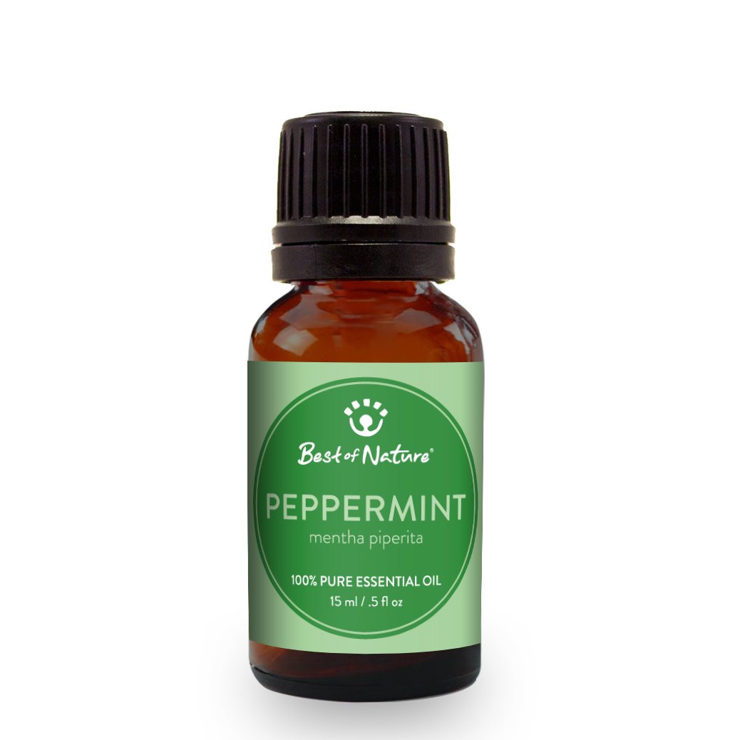 Best of Nature Peppermint Oil aroma in a diffuser for revitalizing ambiance.