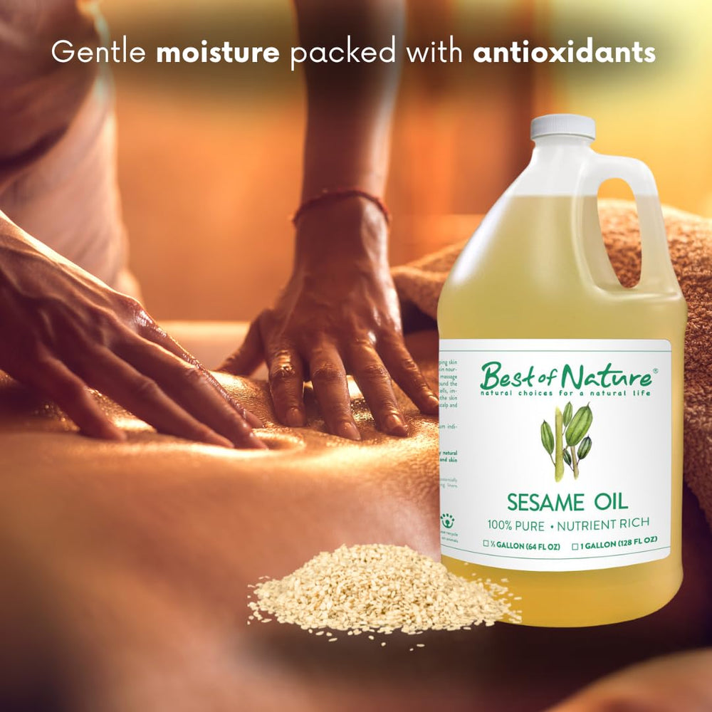 Best of Nature sesame oil carrier oil, versatile base for blends.
