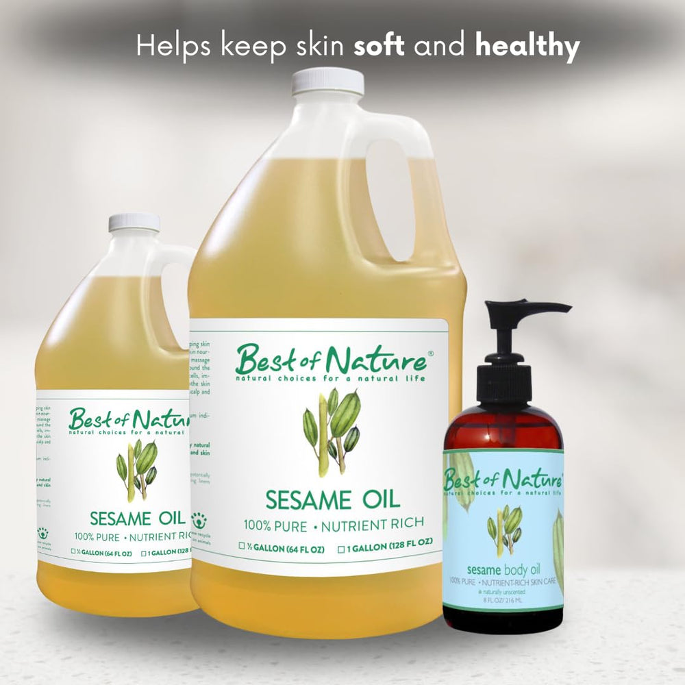 Massage application on shoulders with unscented sesame oil