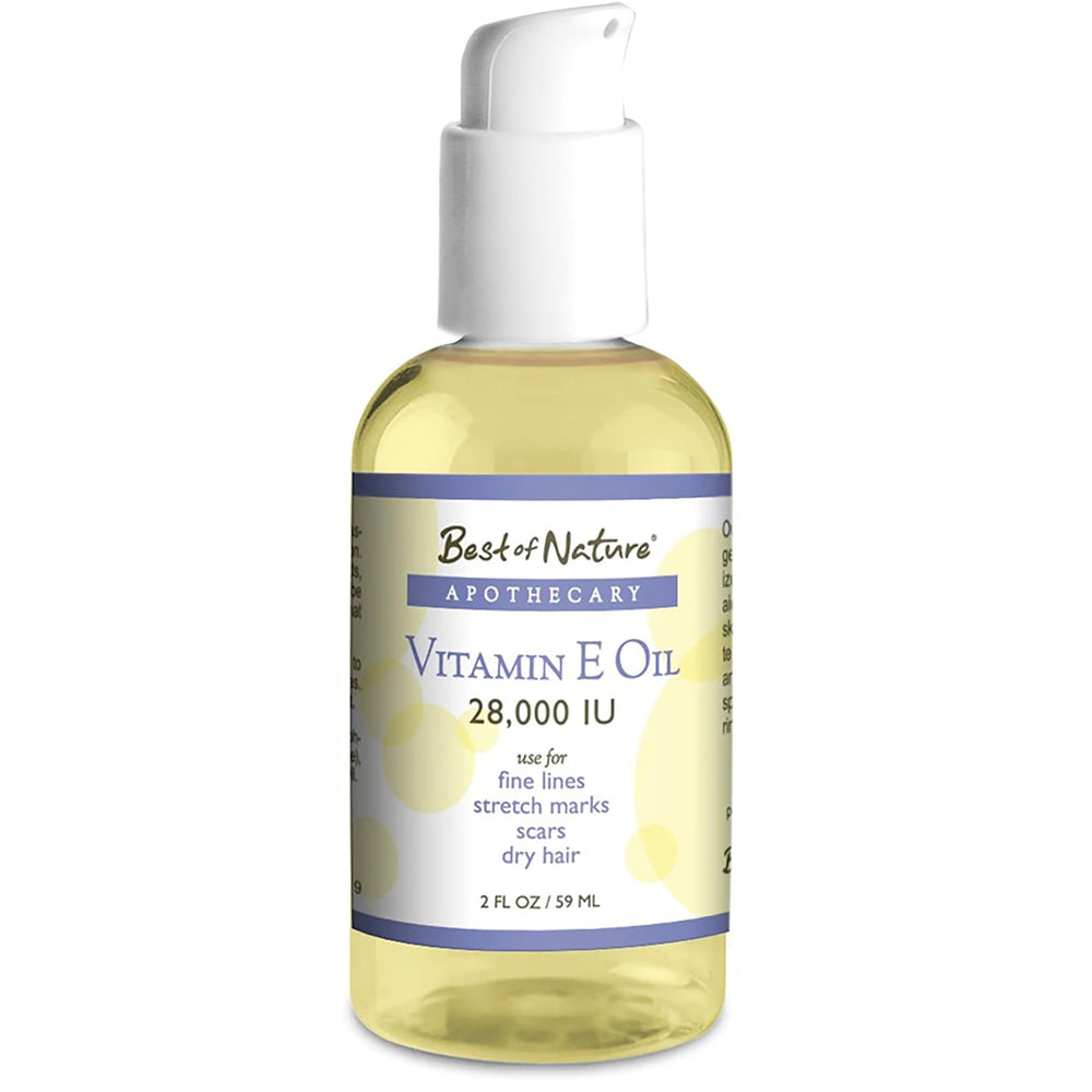 Best of Nature Vitamin E Oil dropper design for easy use.