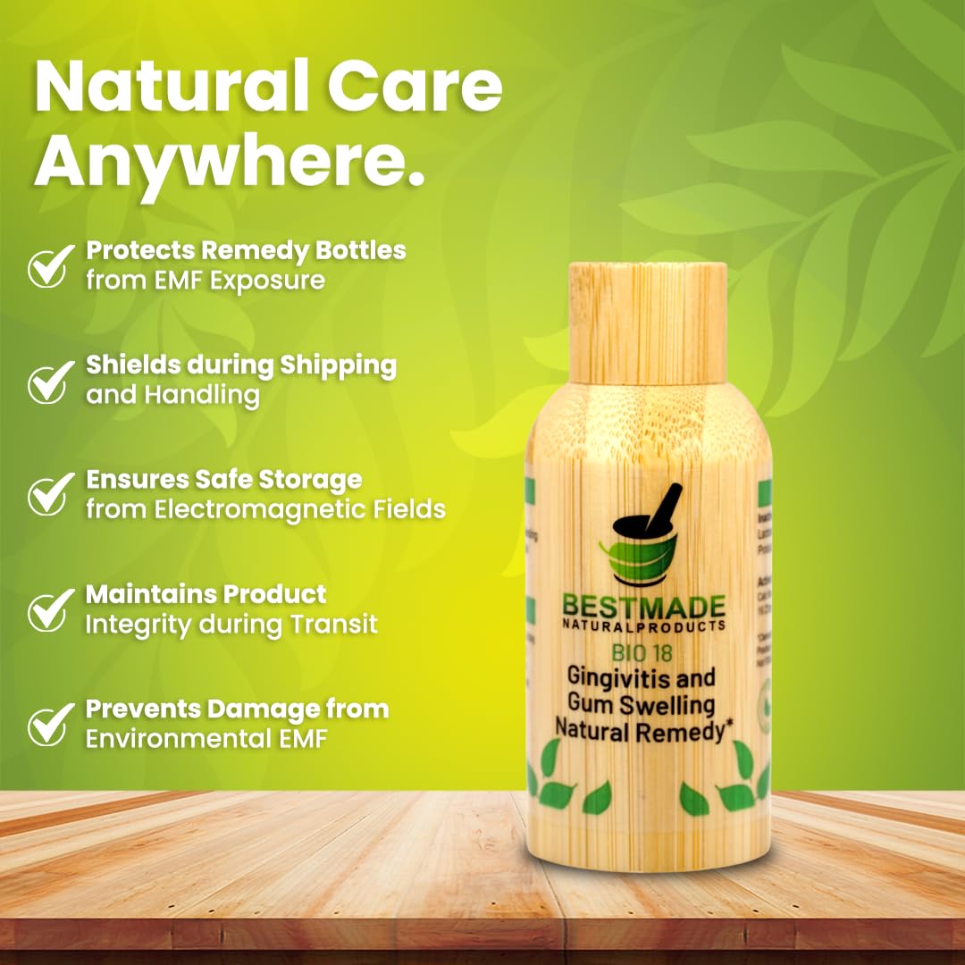 Bestmade Gingivitis Remedy routine setup with toothbrush for integrated care.