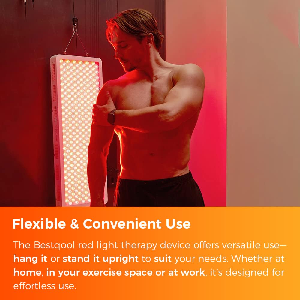 BestQool Pro100 full-body coverage setup pictured for flexible home routines.