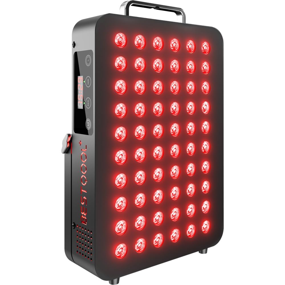 BestQool red light panel front view for easy at-home therapy sessions.