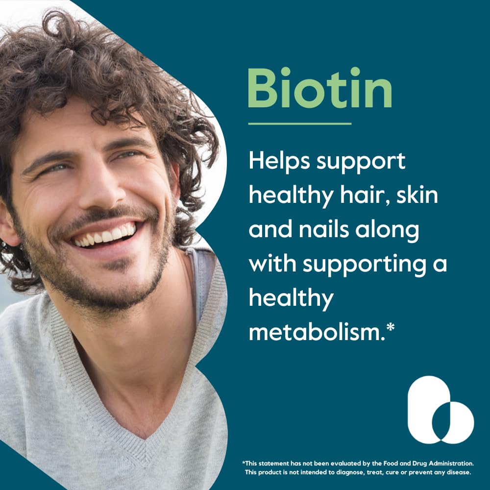 BESTVITE Biotin capsules pour demonstrates easy daily intake.