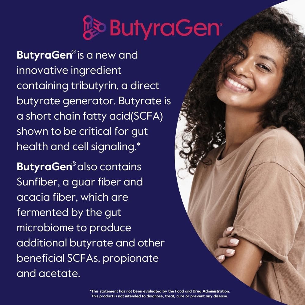 BESTVITE ButyraBoost label front showing gluten-free and non-GMO claims