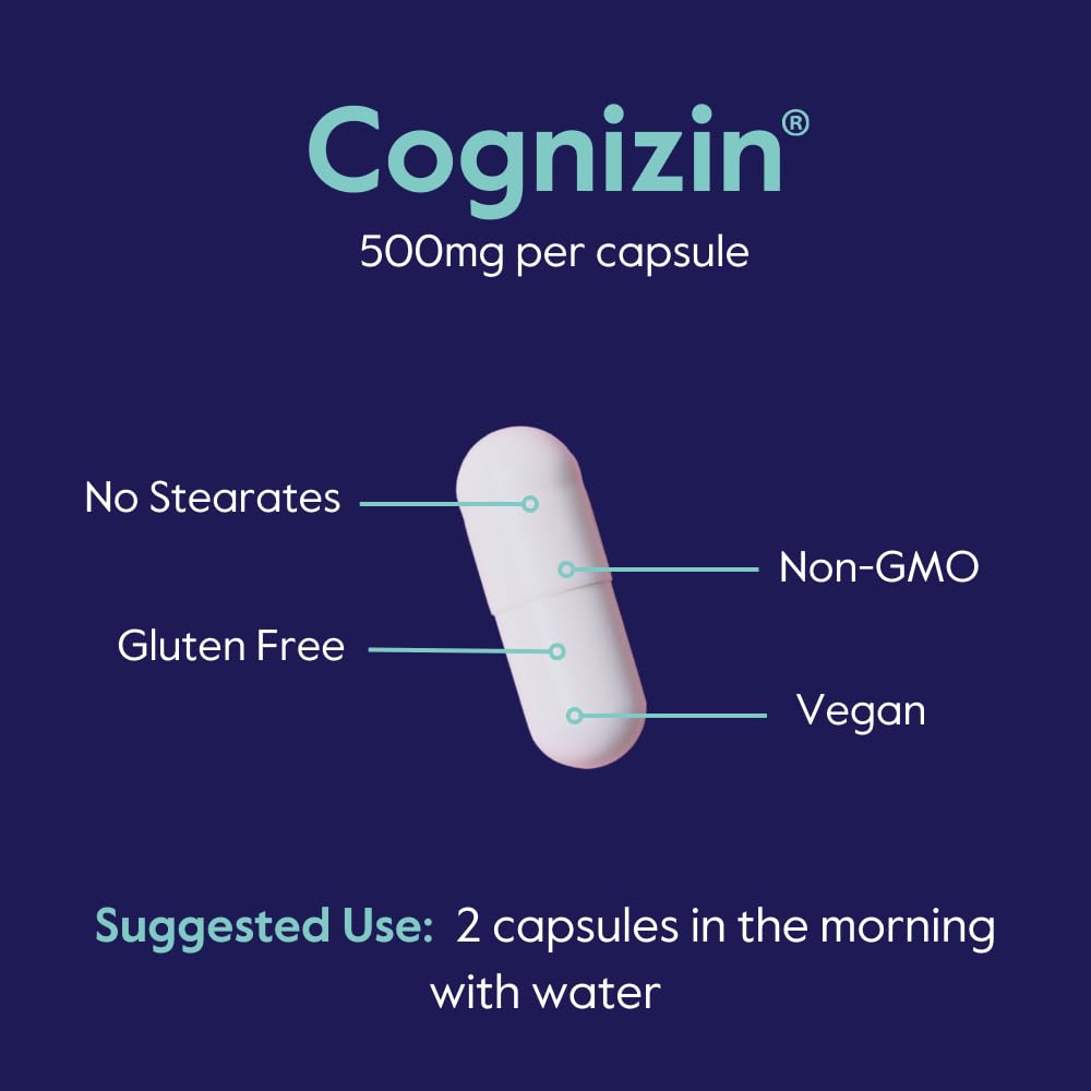 BESTVITE Cognizin product shot emphasizes memory and focus potential.