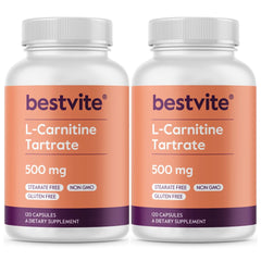 BESTVITE L-Carnitine Tartrate capsule close-up highlighting energy support