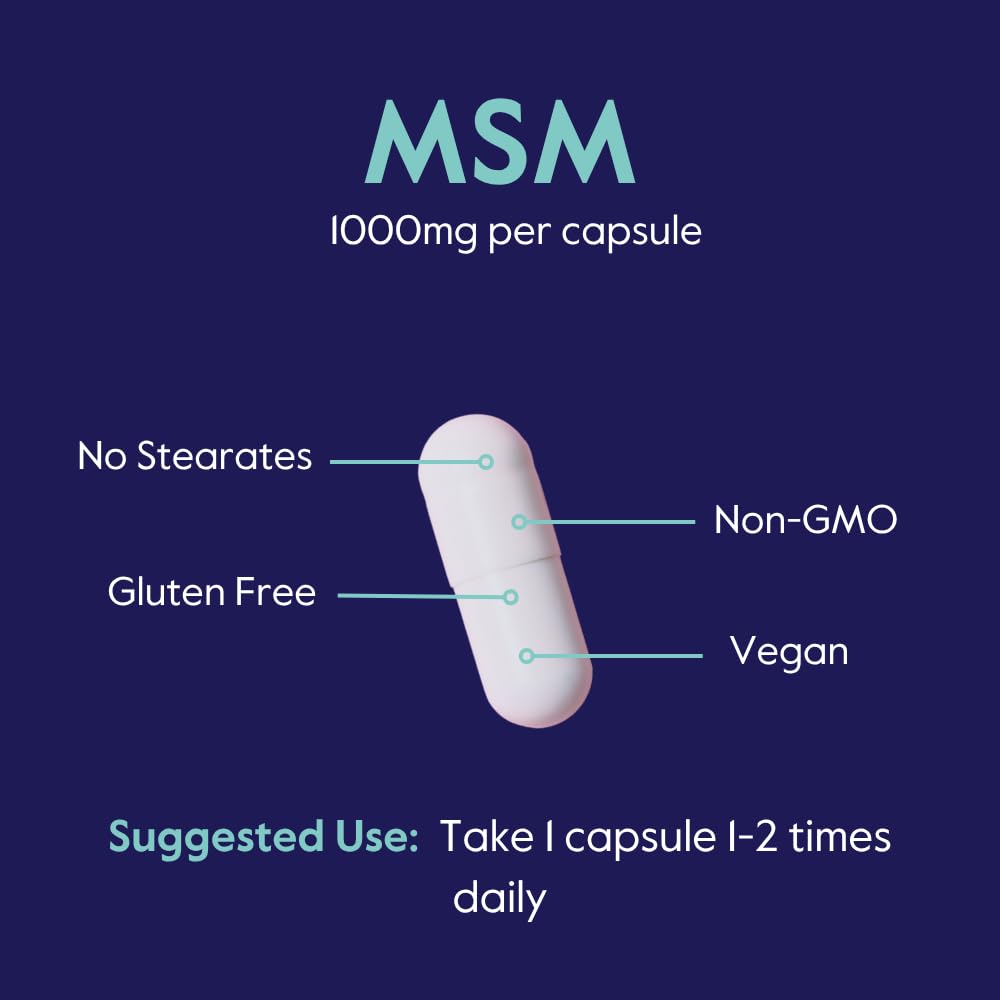 Bestvite MSM bottle by glass of water suggesting daily use