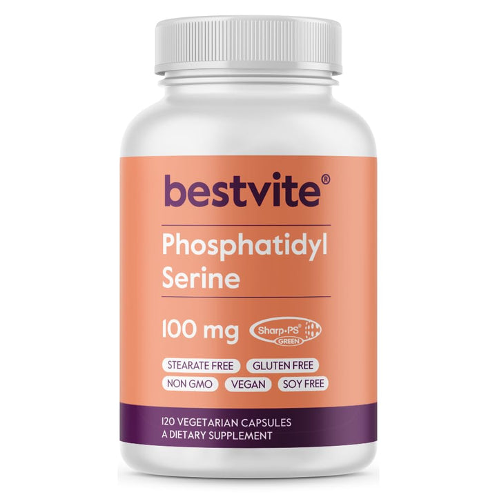 BESTVITE phosphatidylserine 100mg bottle for daily cognitive support