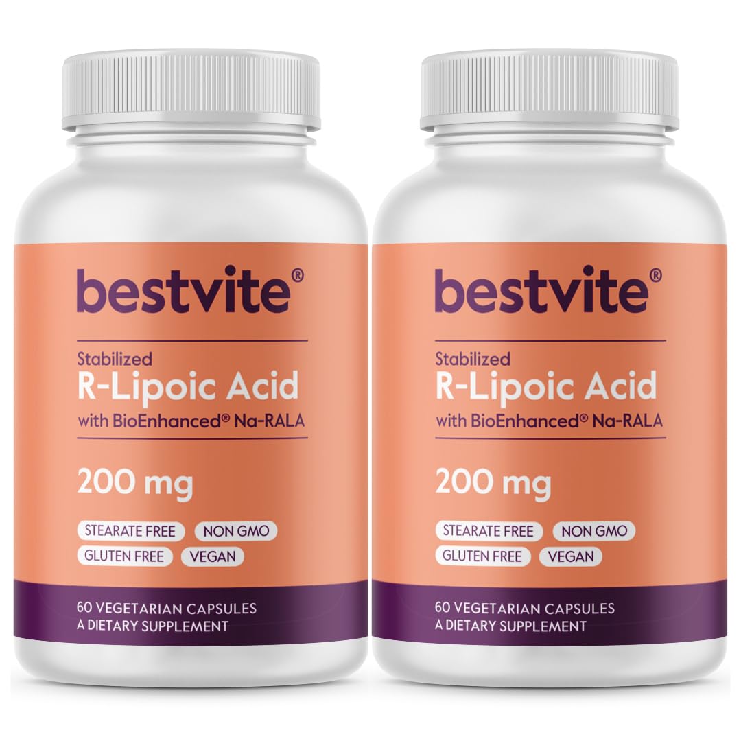 BESTVITE R-Lipoic Acid bottle for daily antioxidant support