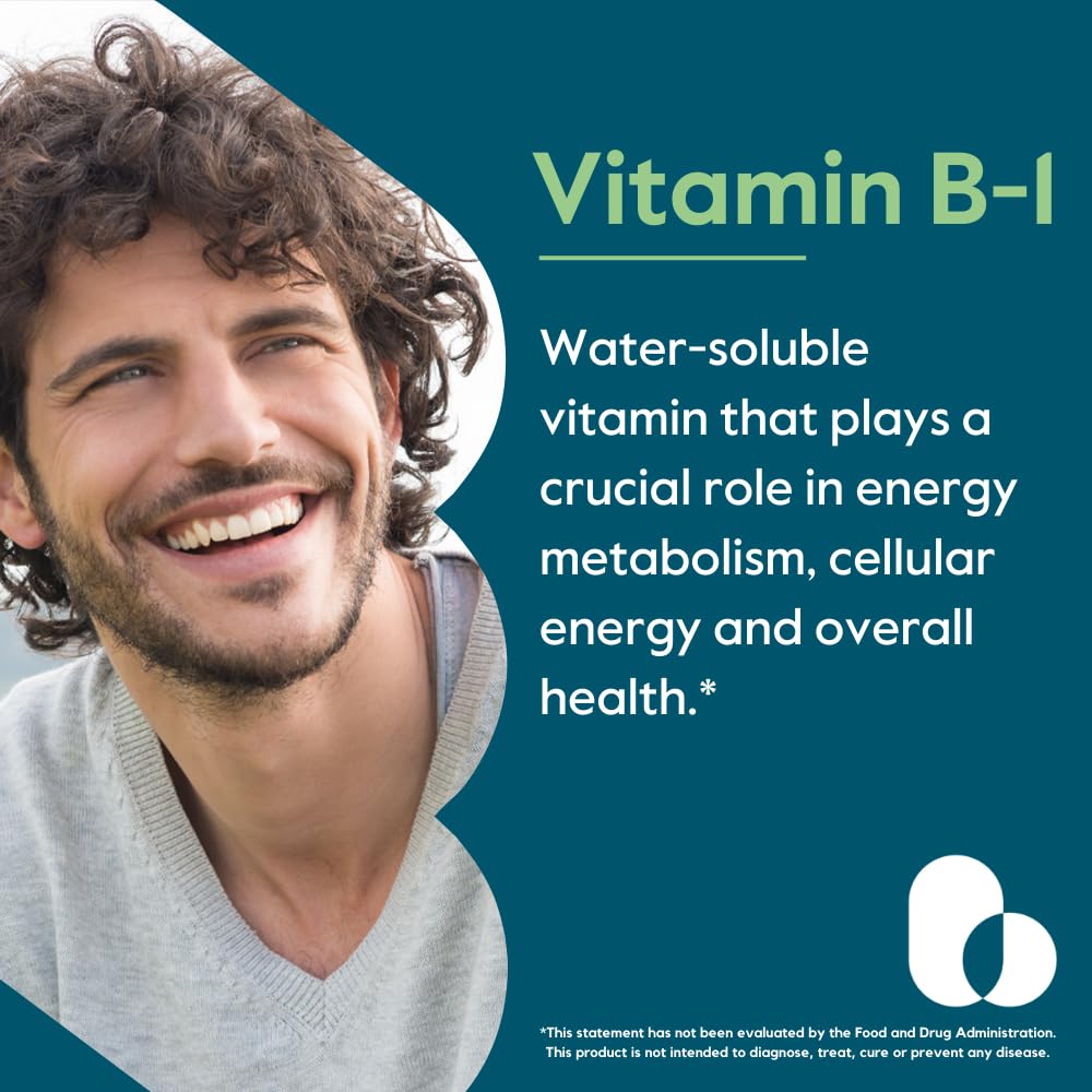 Bestvite Vitamin B-1 capsules close-up highlighting 500 mg thiamin