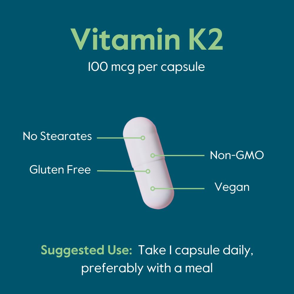 NSF GMP seal on BESTVITE Vitamin K2 bottle indicates strict quality standards